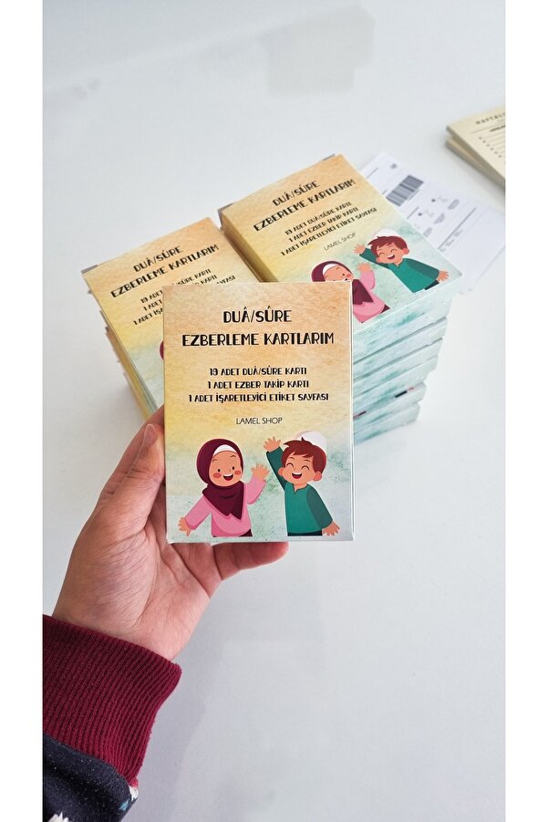 lamel shop Duâ/Sûre Ezberleme Kartlarım / Eğitici kartlar