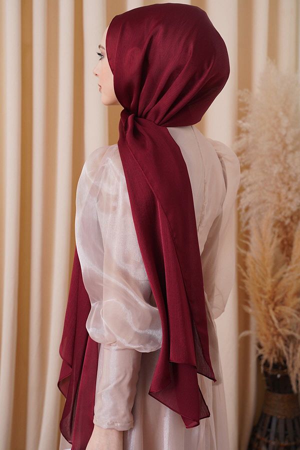 Burgundy evening wrap top