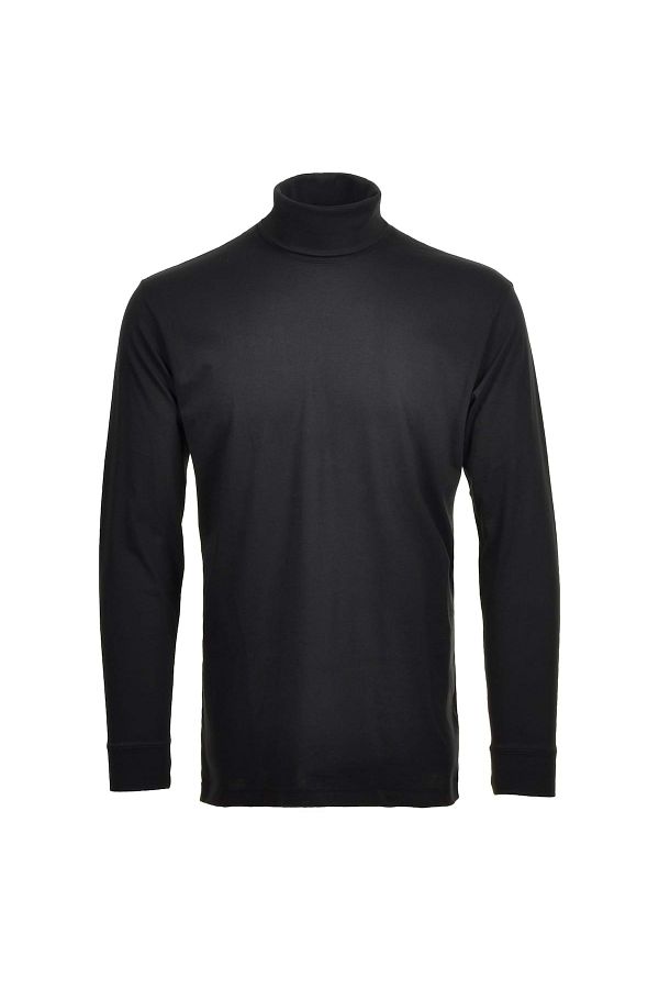 Ragman-Herren Rollkragenpullover - Langarm Basic Rollkragen Regular Fit, Single Jersey, einfarbig 1