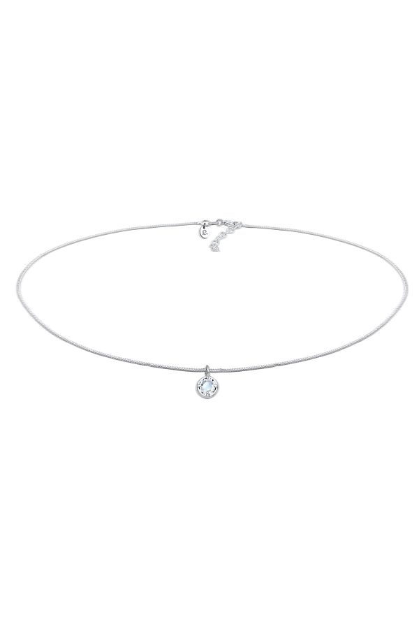 ELLI-Halskette Halsband Basic Stein Kristall 925 Silber 1