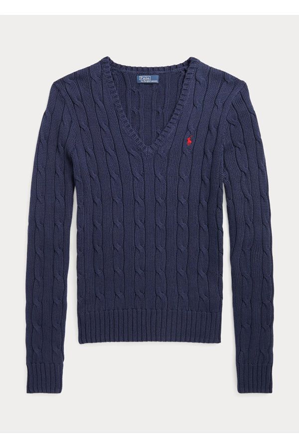 Ralph Lauren Cotton V Neck Jumper Sweater Trendyol