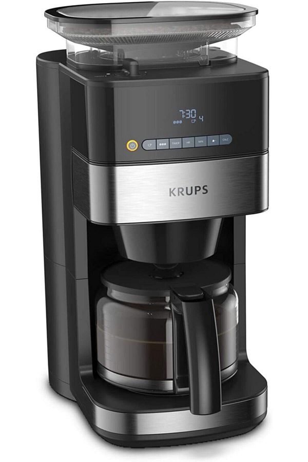 Krups-Km8328 Model Grind Flavored Filter Coffee Machine with 180g Core Pot and 15 Cup Capacity 1