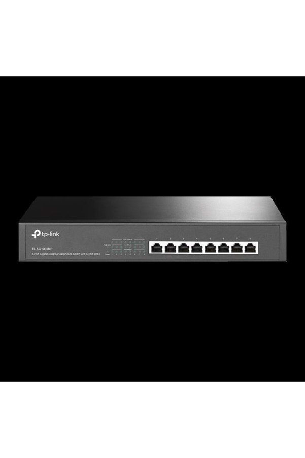 Universal 8-port gigabit desktop/rackmount switch with 8-port poe+ ...