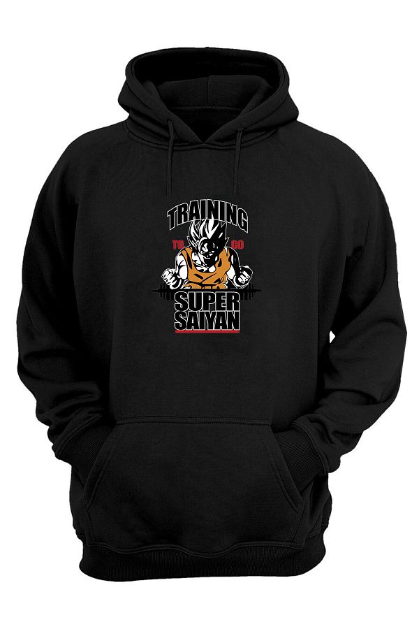 THEWERT Unisex Gohan Super Saiyan Dragon Black Regular Fit Sweatshirt