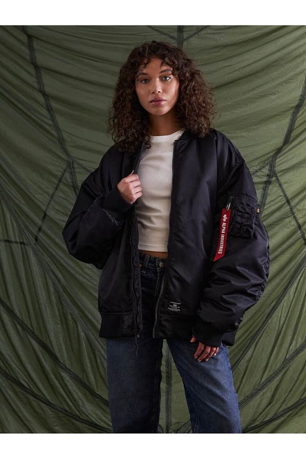 Alpha Industries Oversized Ma 1 Mod Bomber Jacket Trendyol