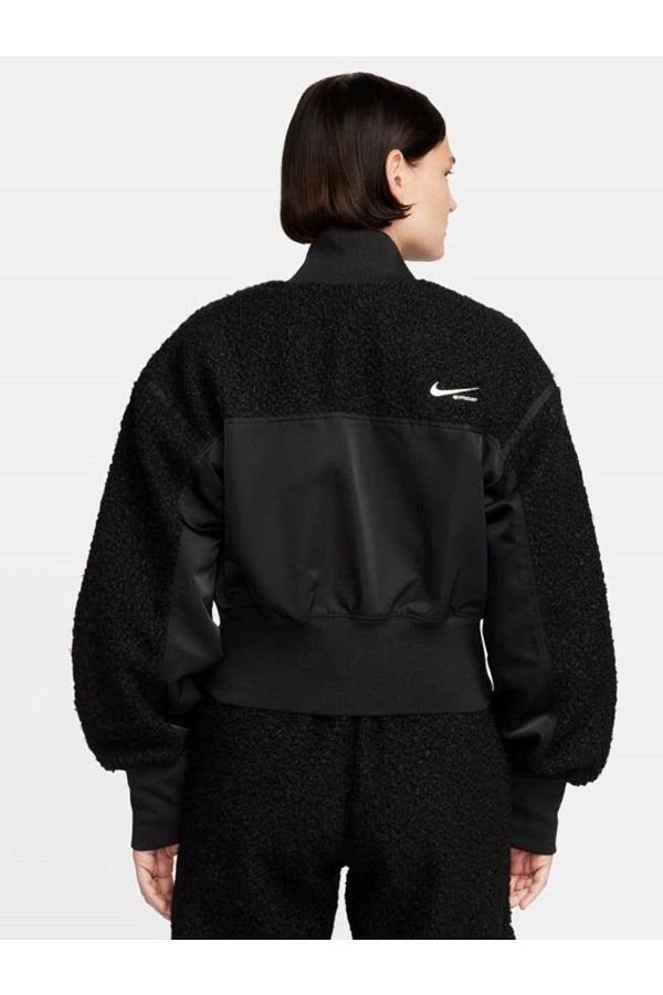 Nike sportswear women's sherpa bomber jacket top
