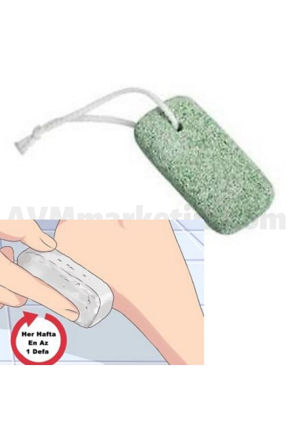 AVMmarketim-Pumice Stone Foot File Heel Stone String Callus Stone Sponge Stone 1