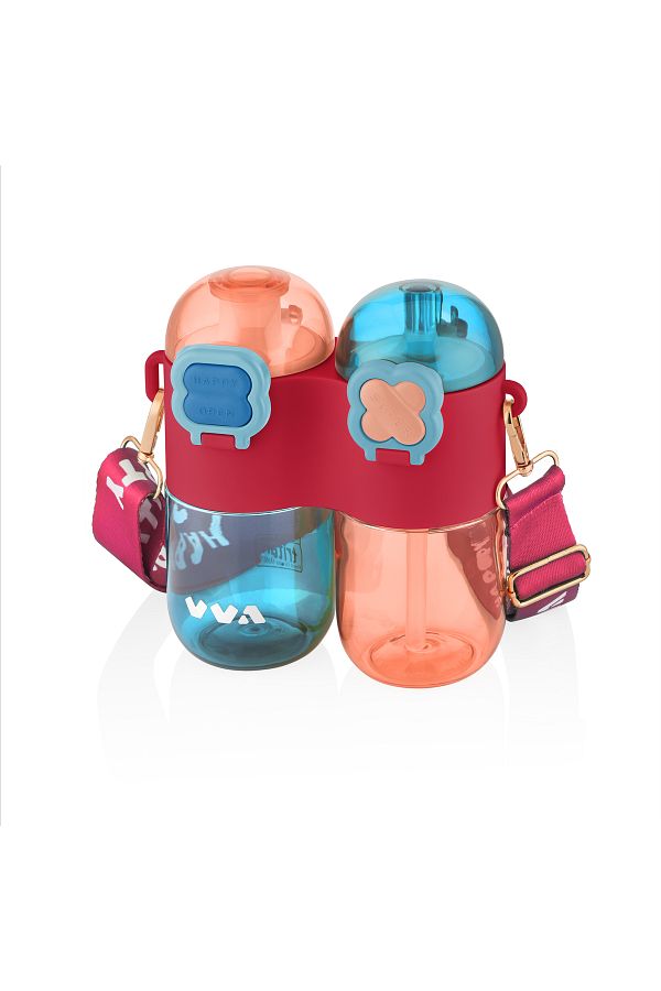 Vagonlife-TKK Single Body Double Chambered Flask with Strap and 800ml Capacity with or without Straw 1