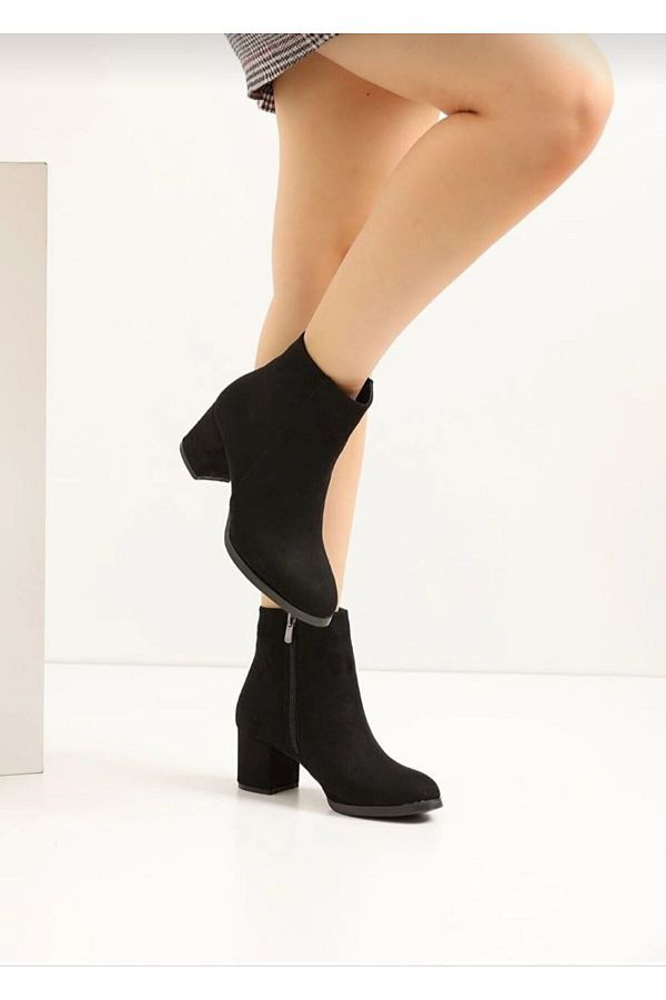 New look black suede ankle boots top