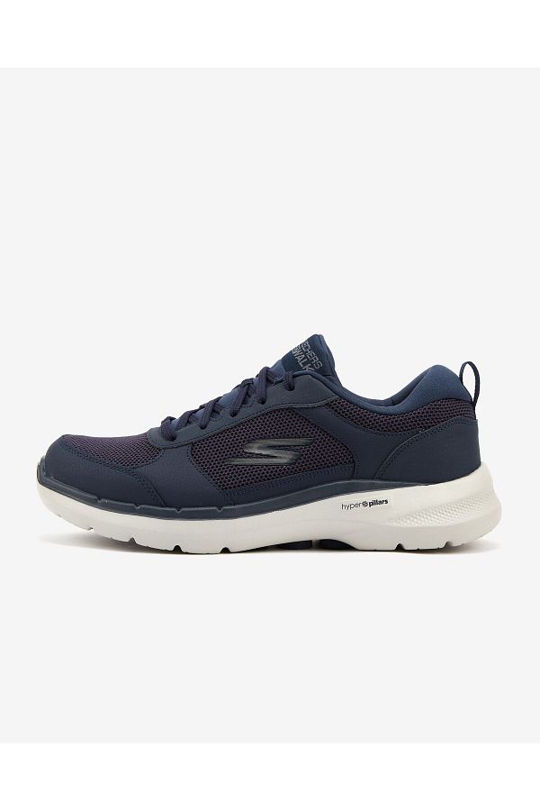 Skechers Go Walk 6 Compete Men s Navy Blue Walking Shoes 216203