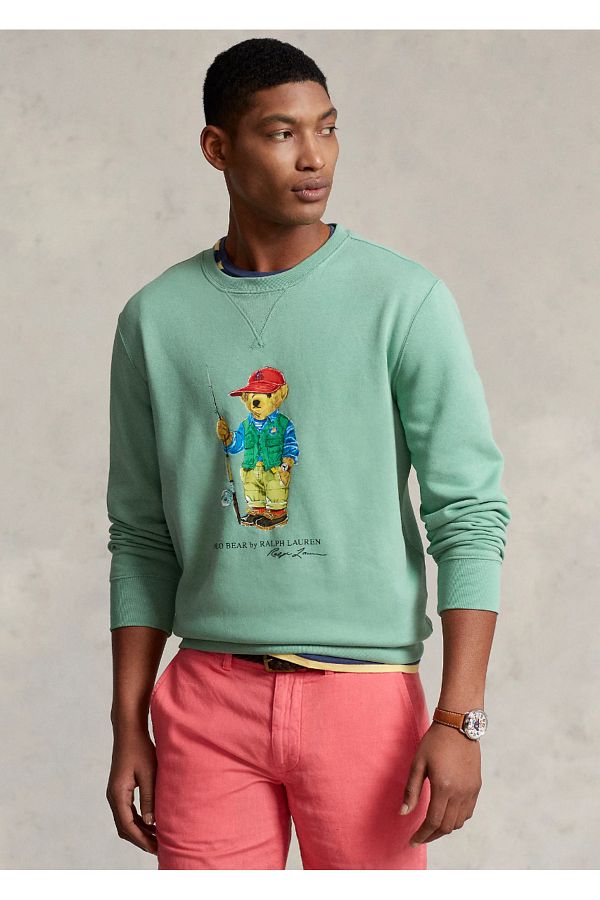 Ralph lauren polo bear fleece sweatshirt online