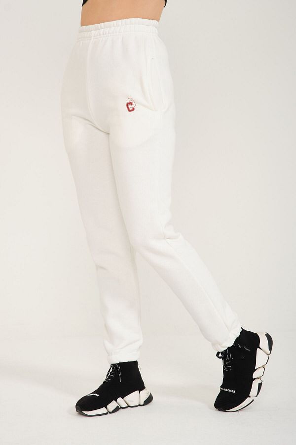 C C OKULCUNUZ Three Thread Single Bottom Sweatpants Trendyol