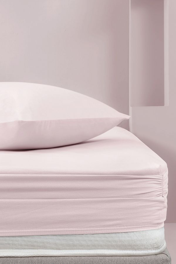 Yataş-Bedding Noah Fitted Sheet (90X190 cm) - Powder 1