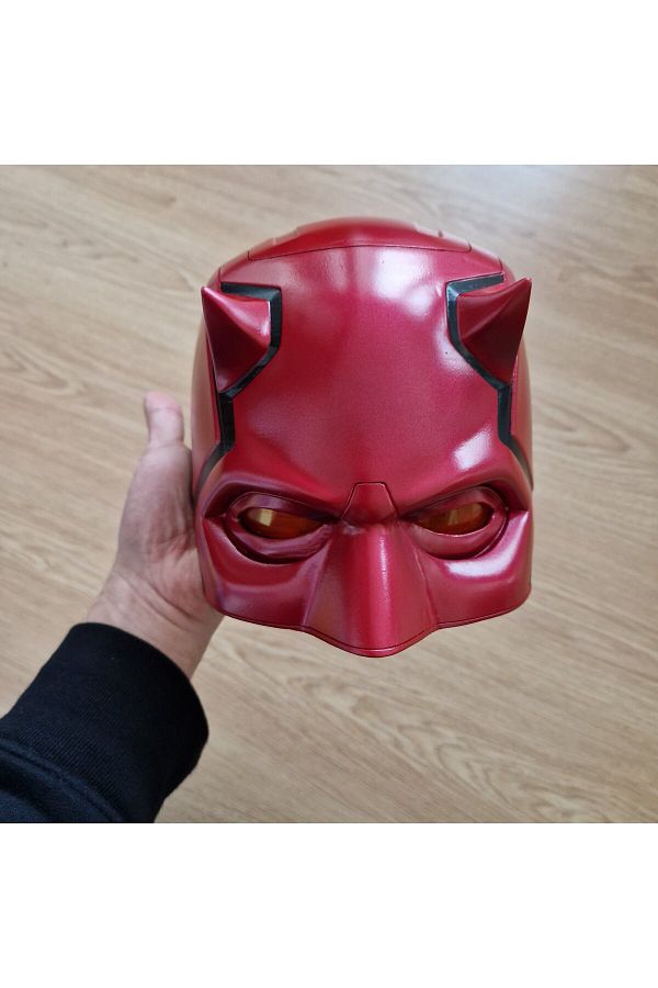 TuransoyCraft-Halloween Marvel Daredevil Mask Cosplay Daredevil Mask Wearable 1