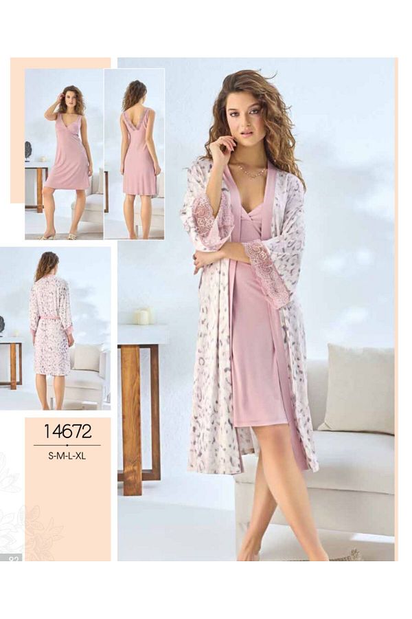 Sevim 14672 WOMEN S MORNING SUIT Trendyol