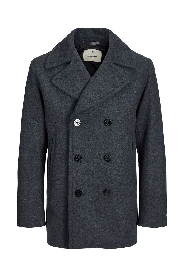 Jack Jones Men s wool Jacket Coat JPRBLUCAPTAIN WOOL PEAMont Trendyol