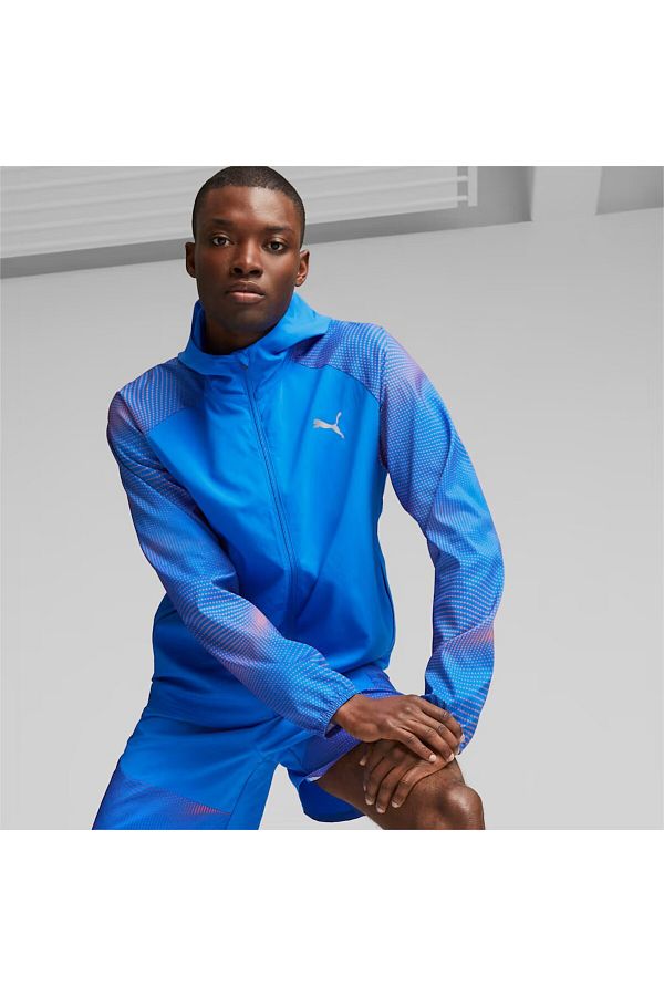 Puma Sports Jacket Dark blue Fitted Trendyol