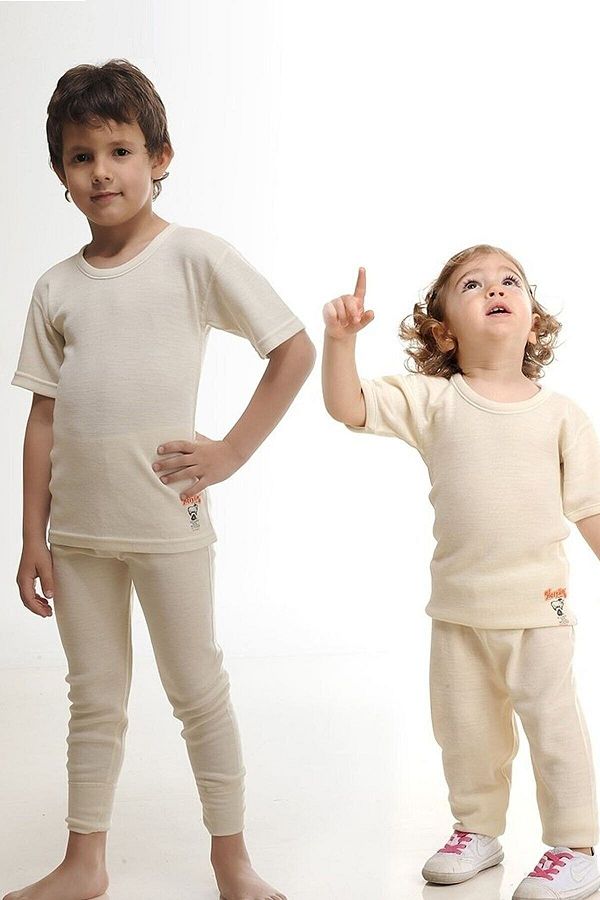 Hasyun Children s Bottom Long Underwear Thermal Wool