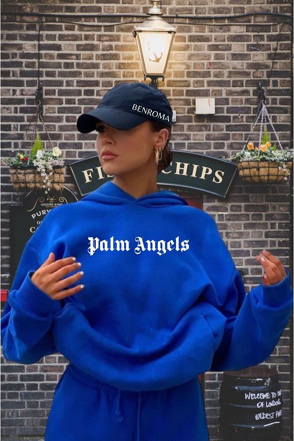 BENROMA Unisex palm angels Printed Oversize Sweatshirt Trendyol