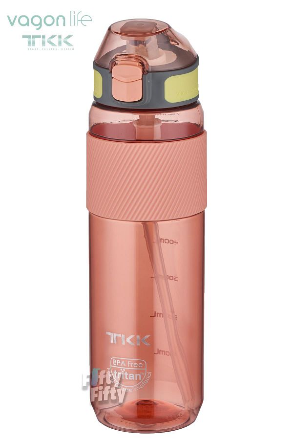 Vagonlife-TKK 800 ML Thick Non-Bite Straw Bpa-Free Tritan Water Flask with Carrying Handle FFTKK1003-800ML 1