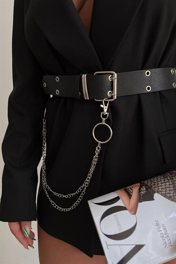 Eyelet chain belt store