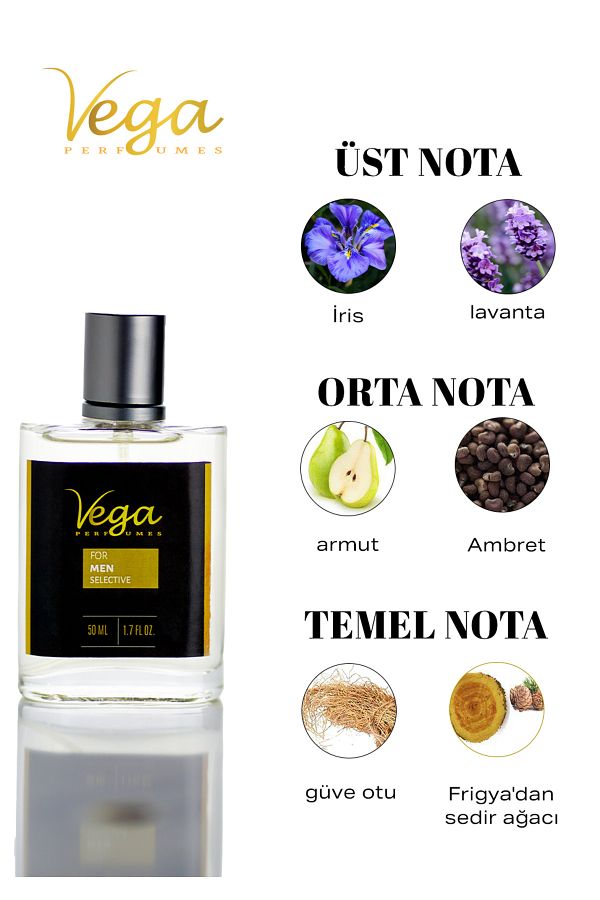 vega perfumes-504 Dh Perfume - 50 ml Edp, Men's Fresh Selective Perfume 1