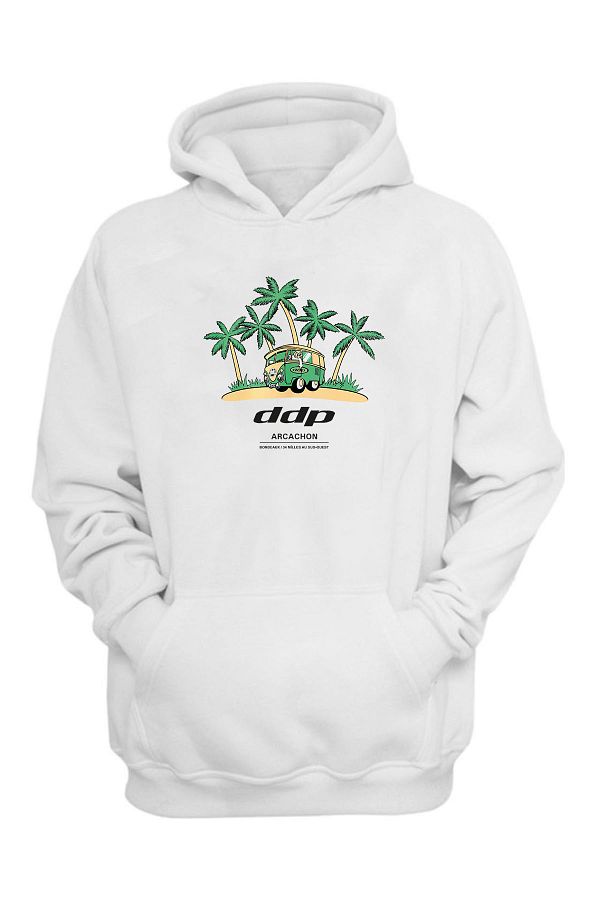 THEWERT Unisex DDP White Regular Fit Sweatshirt Trendyol