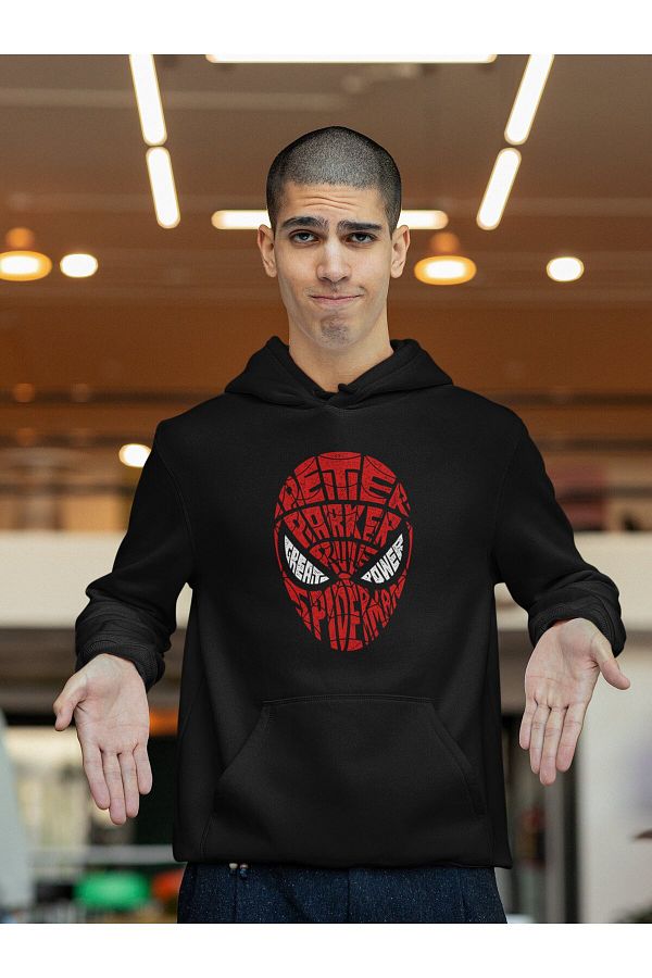 Spiderman hooded sweatshirt hot sale