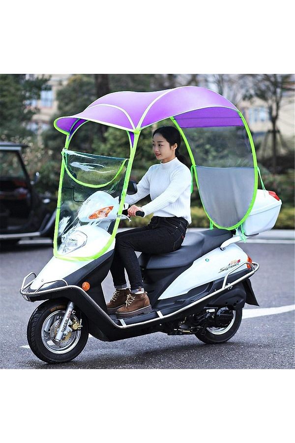eker Portakal m Scooter Motorcycle Raincoat Tent Umbrella Canopy Awning Purple Trendyol