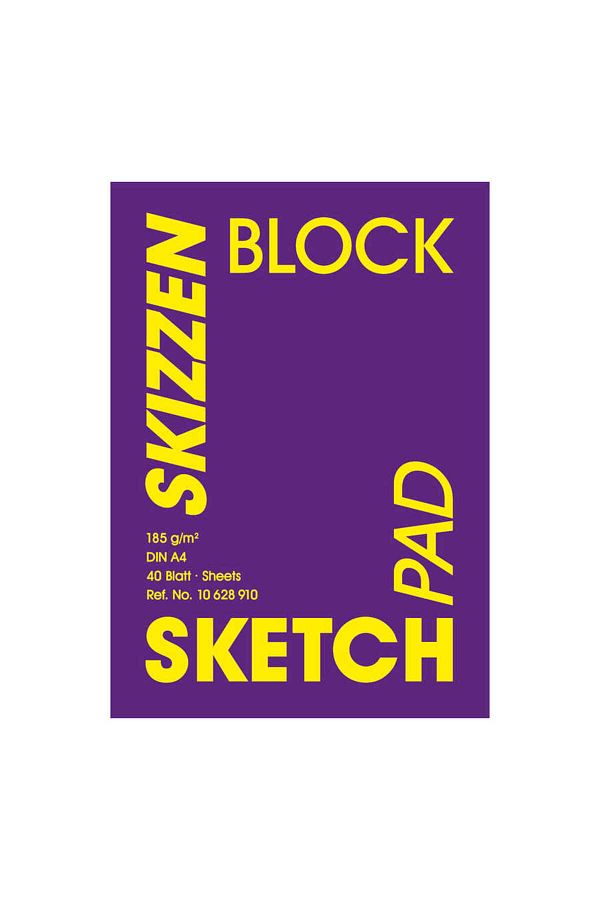 Hahnemühle-Velvet Sketch Block A4 185 Gsm 40 Sheets 1
