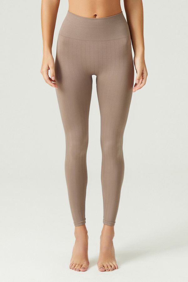 Los Ojos-x Melodi Bronze High Waist Seamless Tights High Waist 1