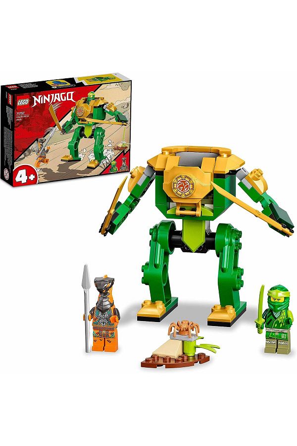LEGO-مجموعة بناء لعبة لويدز نينجا روبوت 71757 مع نينجا للأعمار من 4 سنوات فما فوق (57 قطعة) 1