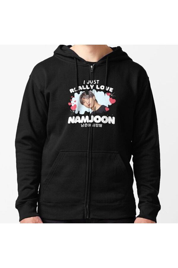 Tarzsokak Bts Army Namjoon Bias Zippered Hoodie 15334 Trendyol