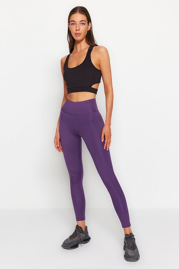 Dark purple tights sale