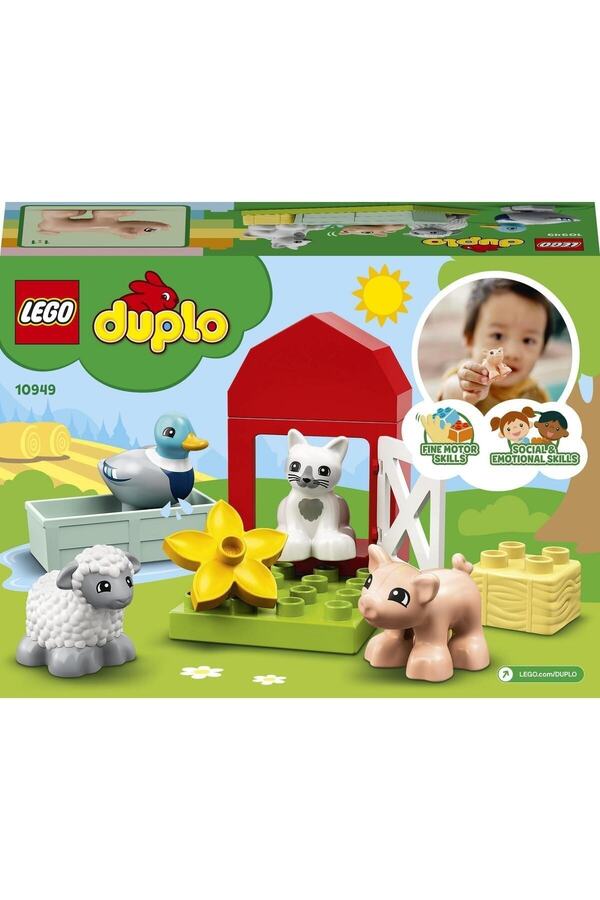 LEGO ® DUPLO® Town Farm Animal Care 10949 - Farm Play Set for Kids 