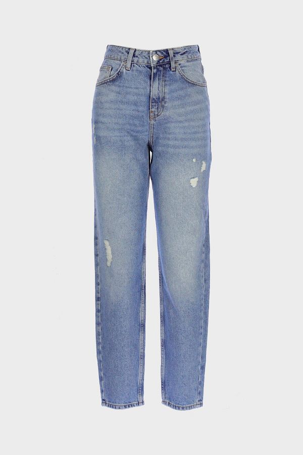 CROSS JEANS-أريانا بنطلون جينز أزرق متوسط الخصر بتفاصيل ملابس C 4525-152 1