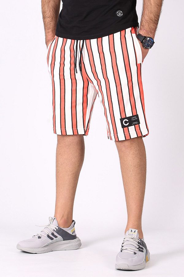 Madmext-Men's Orange Shorts - 2915 1