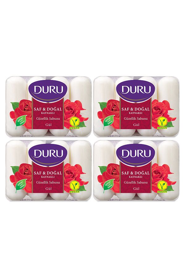 Duru-صابون تجميل من الورد النقي والطبيعي 16 قطعة 4x280 جرام 1