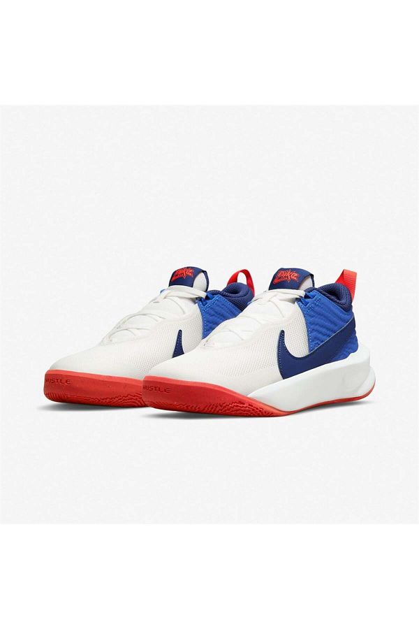 Nike White Navy Blue Boys Basketball Shoes Cw6735 103 my style is SPORTS Trendyol