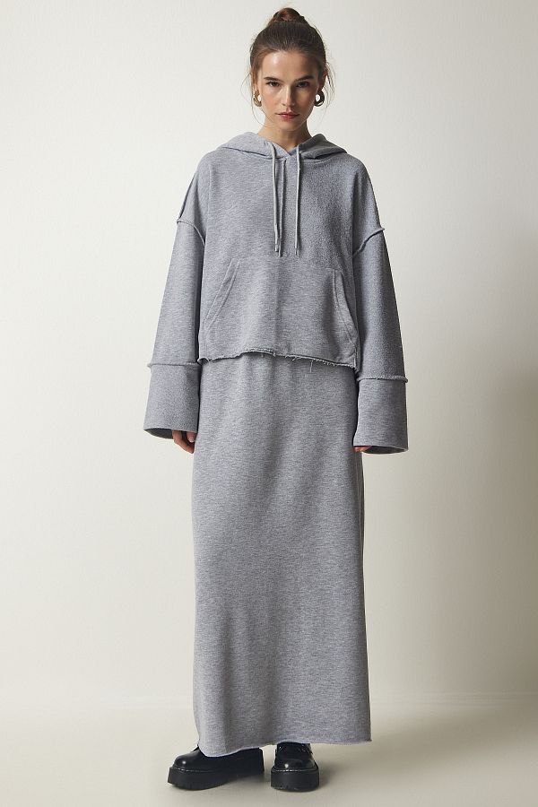 Sweatshirt skirt set online