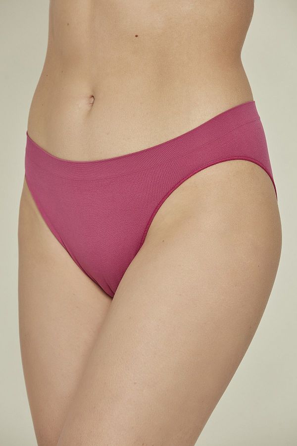 C&City-C13001 Seamless Slip Panties Plum 1
