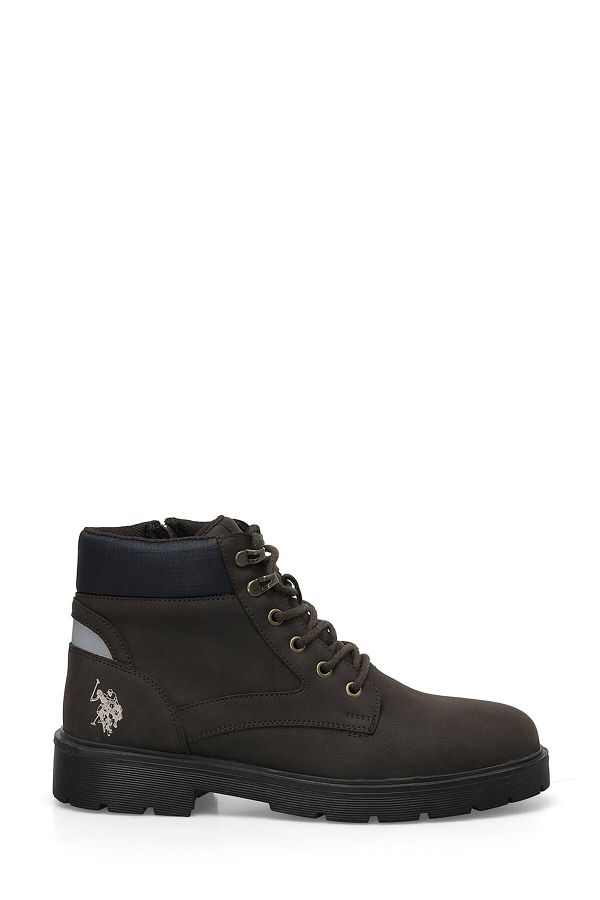 U.S. Polo Assn.-حذاء FORREST 3PR بني للرجال لراكبي الدراجات النارية 1