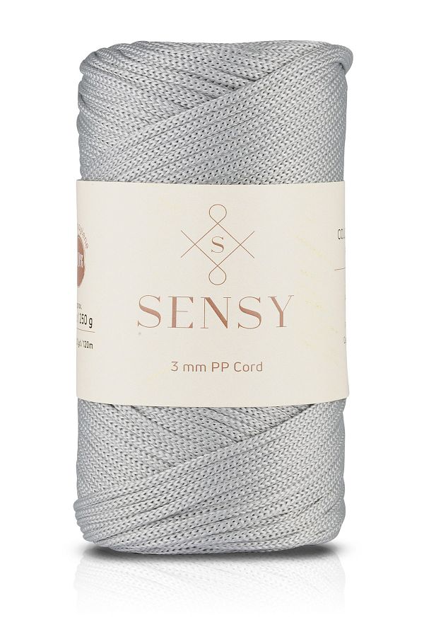 SENSY-3 Mm - 250 gr Polyester Macrame Thread Light Gray 120 M Polyester Macrame Thread Suppla Rope And Bag Thread 1