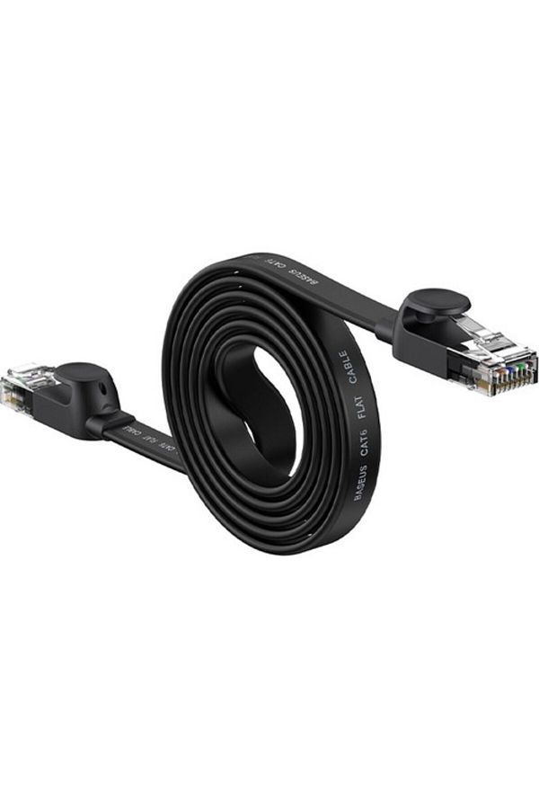Baseus-High Speed Six Types Of Rj45 Gigabit Network Ethernet Cable (FLAT CABLE)1.5m 1