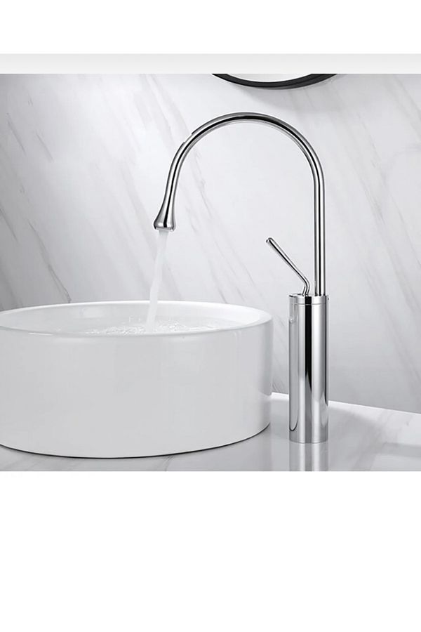 İSAOĞLU YAPI-Bowl Sink Mixer Sink Faucet Drop Design Sink Faucet 1