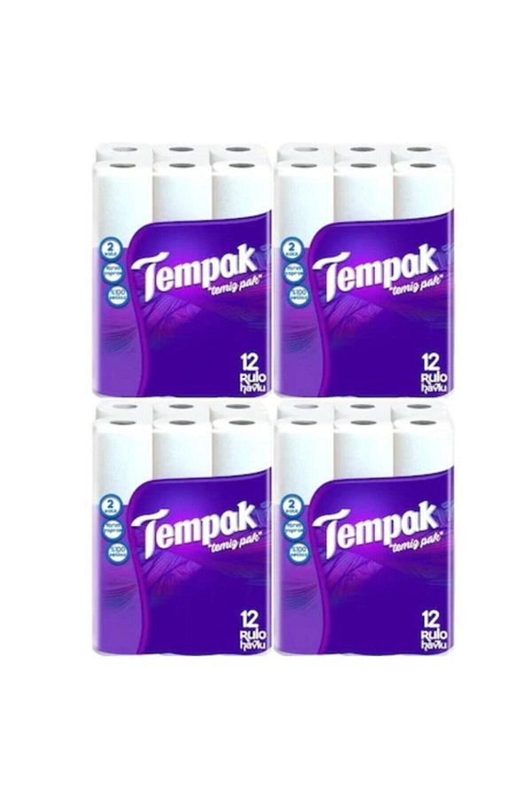 Tempak-Double Layer X 4 Paper Towels - Pack of 12 1