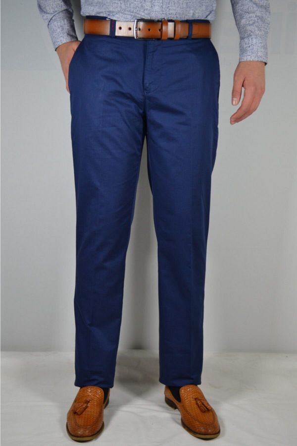 Bomonti-Men's Navy Blue Trousers 1
