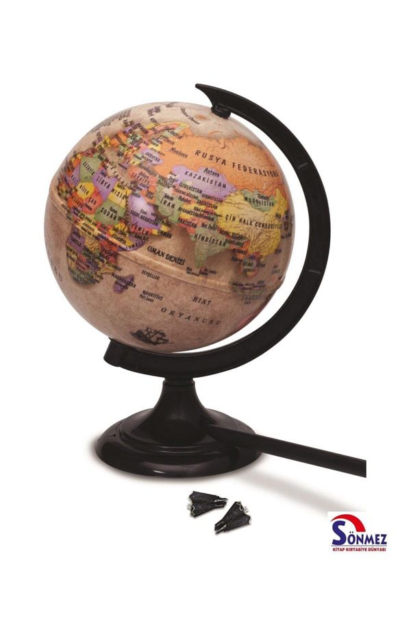 Puti-Antique Globe with Pencil Sharpener 10cm 1