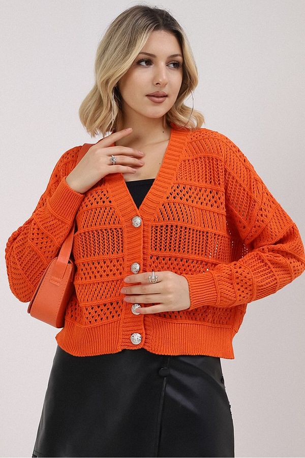 Orange summer cardigan online