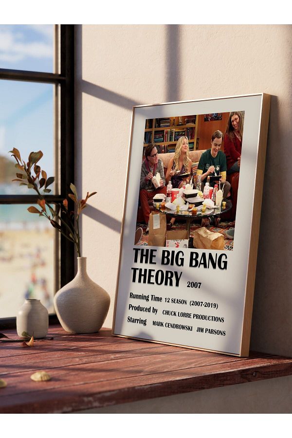 postifull The Big Bang Theory Unframed Poster Wall Decor Series and Movie Poster Posters Coated Paper Trendyol